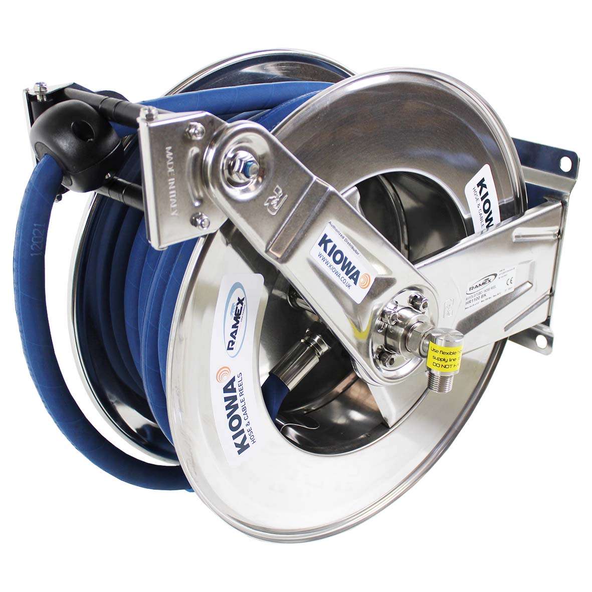 Kiowa Ltd. 304 Stainless Steel Hose Reel capacity 1820m x 3/4in id